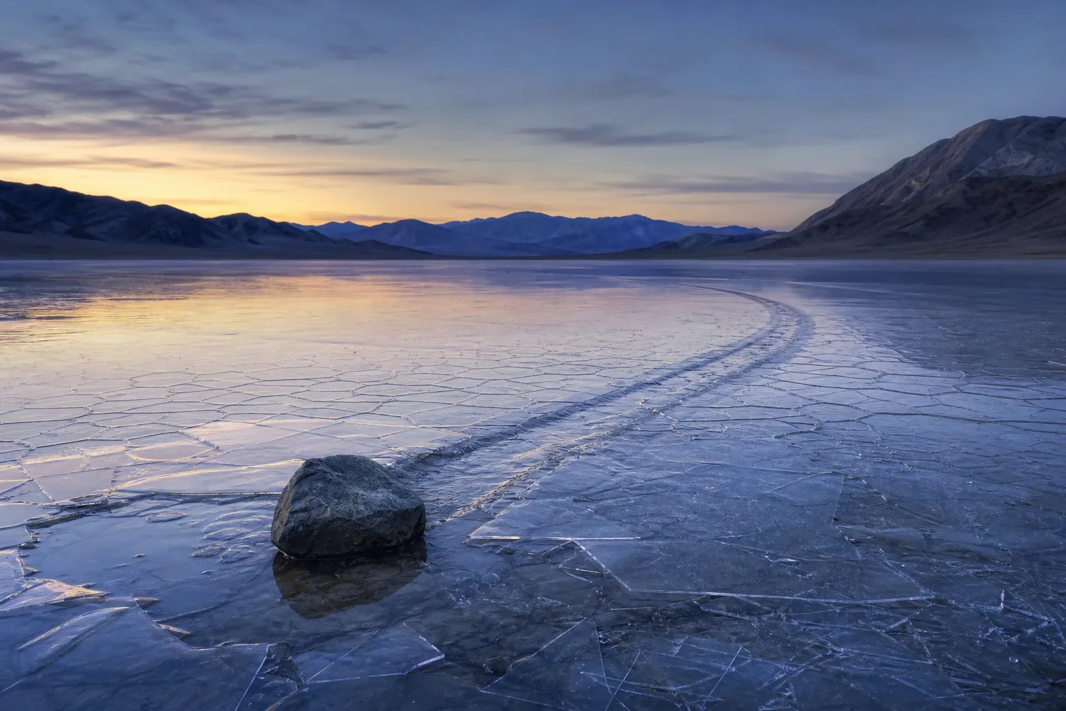 Death Valley’s Sailing Stones Move on Rafts of Ice Thin Enough to Miss