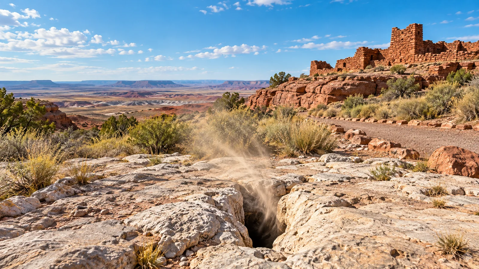 At Wupatki, the Ground Sometimes Seems to Breathe