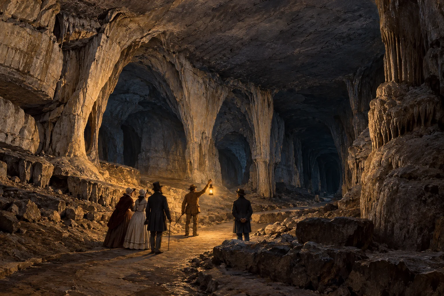 The Underground Avenue Where 19th-Century Visitors Left Their Mark